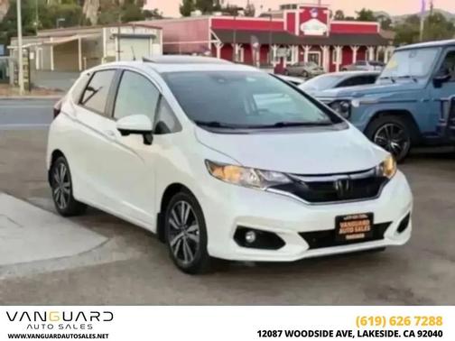 Platinum White Pearl 2019 Honda Fit EX