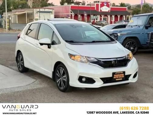 Platinum White Pearl 2019 Honda Fit EX