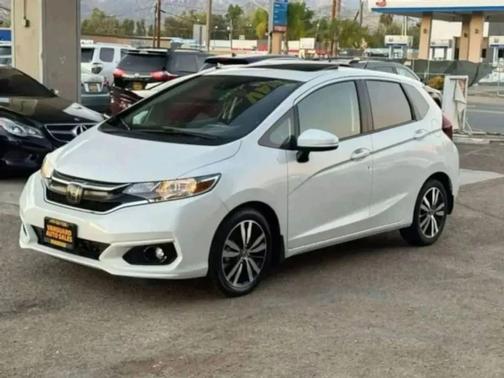 Platinum White Pearl 2019 Honda Fit EX