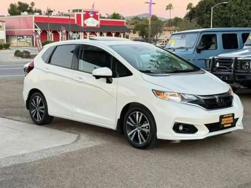 Platinum White Pearl 2019 Honda Fit EX
