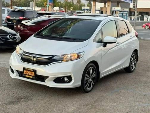 Platinum White Pearl 2019 Honda Fit EX