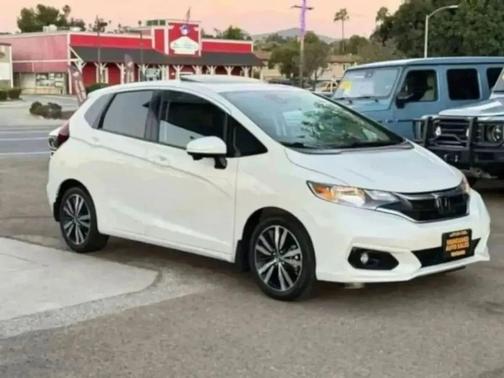 Platinum White Pearl 2019 Honda Fit EX