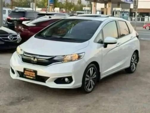 Platinum White Pearl 2019 Honda Fit EX