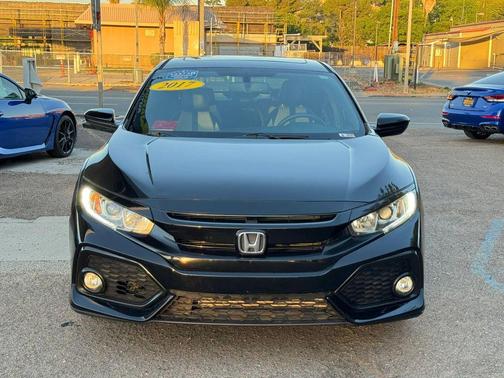 Black 2017 Honda Civic EX-L Navi