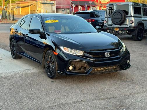 Black 2017 Honda Civic EX-L Navi