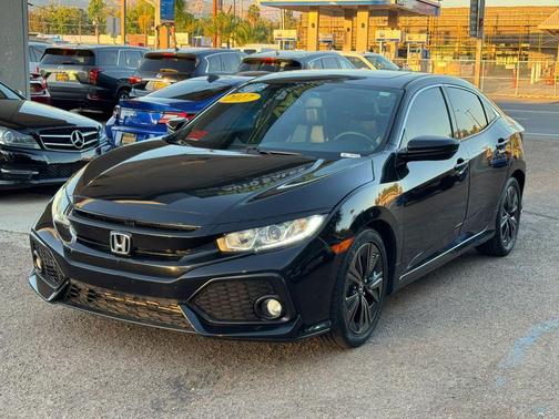 Black 2017 Honda Civic EX-L Navi