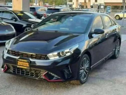 Aurora Black 2024 Kia Forte GT-Line