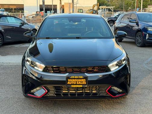 Aurora Black 2024 Kia Forte GT-Line