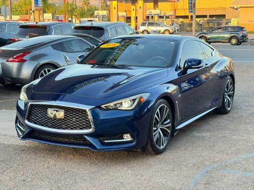 Blue 2018 INFINITI Q60 3.0T LUXE