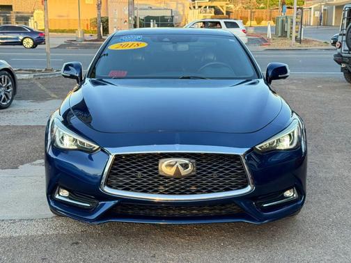 Blue 2018 INFINITI Q60 3.0T LUXE