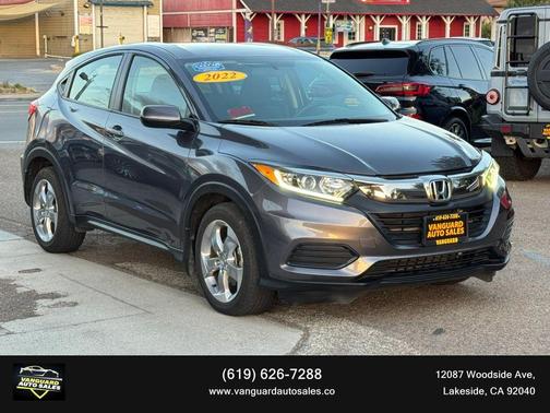 Gray 2022 Honda HR-V LX