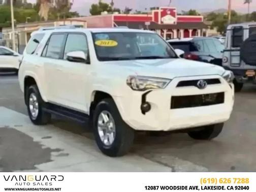Super White 2017 Toyota 4Runner SR5 Premium