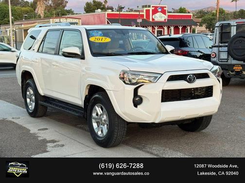 Super White 2017 Toyota 4Runner SR5 Premium