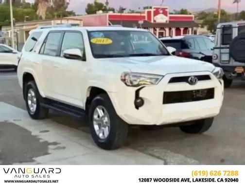 Super White 2017 Toyota 4Runner SR5 Premium