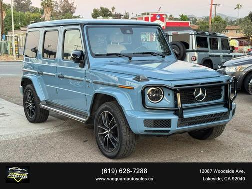 Blue 2022 Mercedes-Benz G-Class 4MATIC