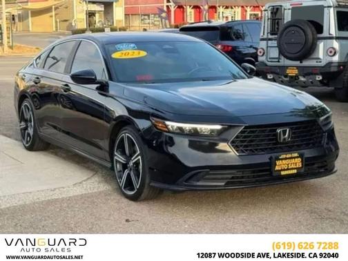 Crystal Black Pearl 2023 Honda Accord Hybrid Sport