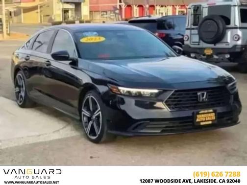 Crystal Black Pearl 2023 Honda Accord Hybrid Sport