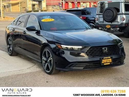 Crystal Black Pearl 2023 Honda Accord Hybrid Sport