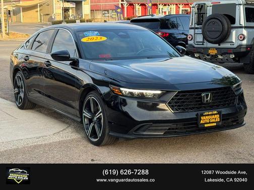 Crystal Black Pearl 2023 Honda Accord Hybrid Sport