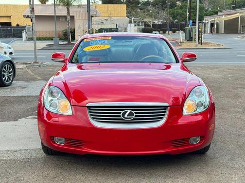 Red 2002 Lexus SC 430 Base
