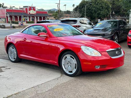 Red 2002 Lexus SC 430 Base