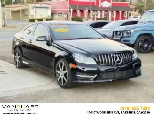Black 2015 Mercedes-Benz C-Class C 250 Coupe 2D