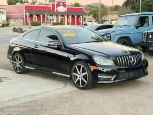 Black 2015 Mercedes-Benz C-Class C 250 Coupe 2D