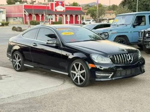 Black 2015 Mercedes-Benz C-Class C 250 Coupe 2D