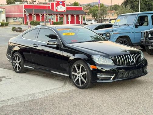 Black 2015 Mercedes-Benz C-Class C 250 Coupe 2D