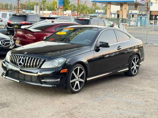 Black 2015 Mercedes-Benz C-Class C 250 Coupe 2D