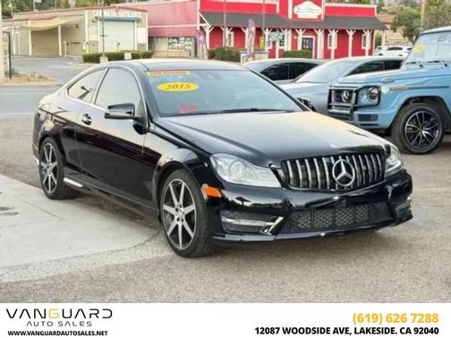 Black 2015 Mercedes-Benz C-Class C 250 Coupe 2D