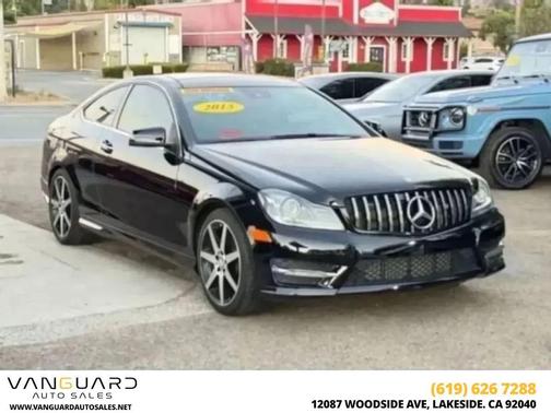 Black 2015 Mercedes-Benz C-Class C 250 Coupe 2D