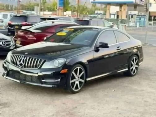 Black 2015 Mercedes-Benz C-Class C 250 Coupe 2D