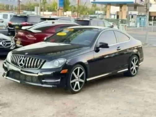 Black 2015 Mercedes-Benz C-Class C 250 Coupe 2D