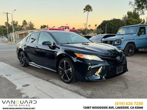 Galactic Aqua Mica 2020 Toyota Camry XSE