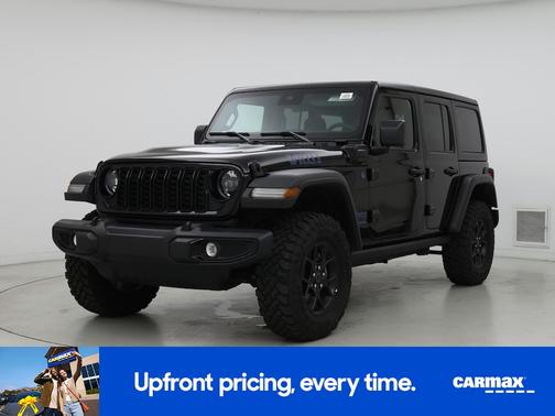 Black 2025 Jeep Wrangler 4xe Willy's