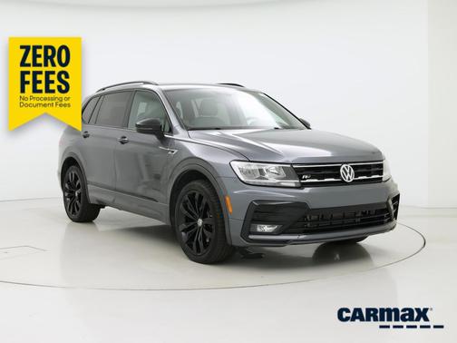 Gray 2021 Volkswagen Tiguan SE R-Line Black