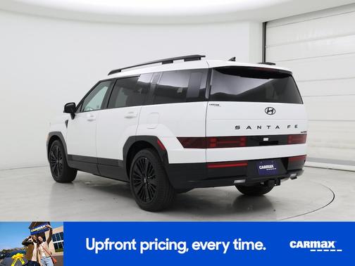 White 2025 Hyundai SANTA FE HEV Calligraphy