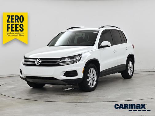 White 2017 Volkswagen Tiguan S