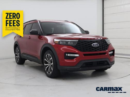 Red 2024 Ford Explorer ST-Line