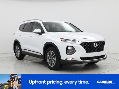 White 2020 Hyundai SANTA FE SEL