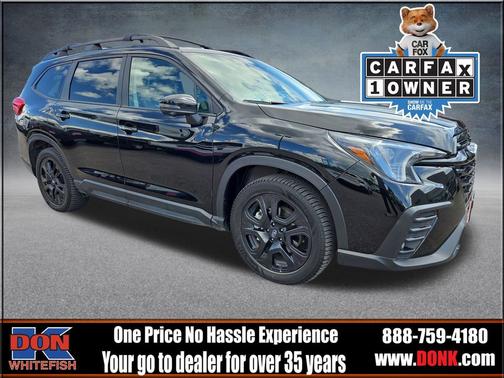 Crystal Black Silica 2023 Subaru Ascent Onyx Edition 7 Passenger AWD