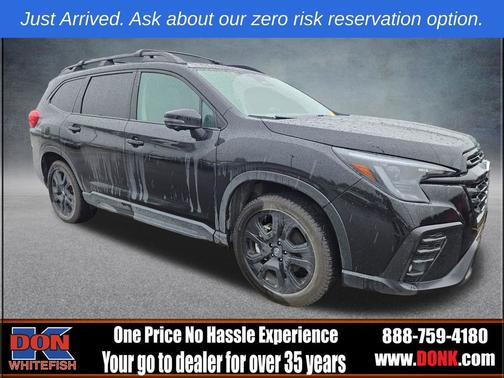 Crystal Black Silica 2023 Subaru Ascent Onyx Edition