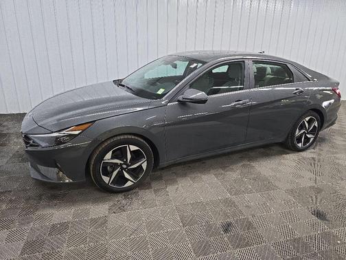Gray 2023 Hyundai ELANTRA HEV Limited