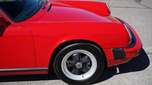 Red 1987 Porsche 911 Carrera