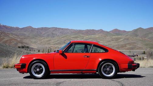 Red 1987 Porsche 911 Carrera