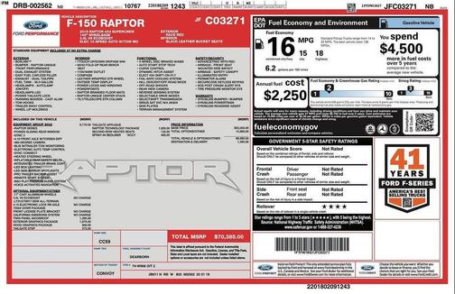 2018 Ford F-150 Raptor