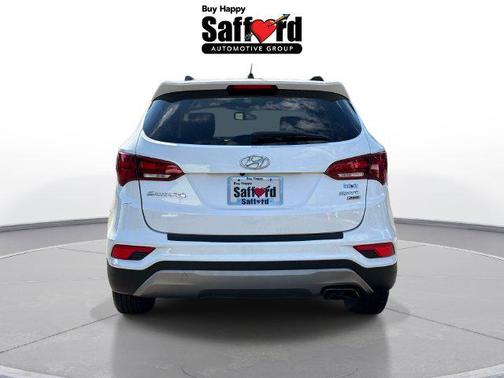 Pearl White 2018 Hyundai Santa Fe Sport 2.4L