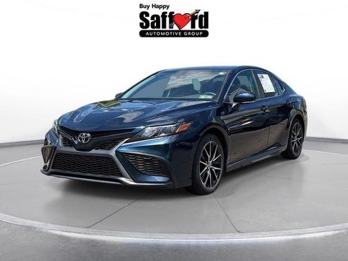 Galactic Aqua Mica 2021 Toyota Camry SE
