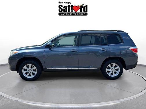 Shoreline Blue Metallic 2013 Toyota Highlander SE